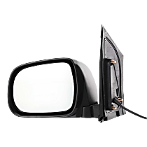 Driver Side Mirror, Power, Manual Folding, Non-Heated, Textured Black, No Signal Light, No Memory, No Puddle Light, No Auto-Dimming, No Blind Spot Feature