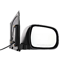 Passenger Side Mirror, Power, Manual Folding, Non-Heated, Textured Black, No Signal Light, No Memory, No Puddle Light, No Auto-Dimming, No Blind Spot Feature