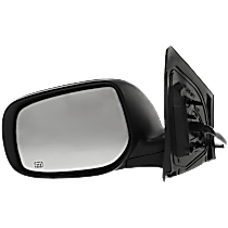 Driver Side Mirror, Power Adjust, Heated, Manual Folding, Paintable, No Signal Light, No Memory, No Puddle Light, No Auto-Dimming, No Blind Spot Feature
