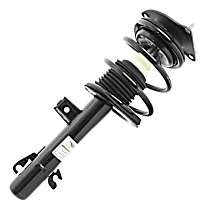 Front, Driver Side Fully Loaded Strut, Hatchback