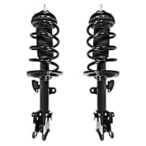 Front, Driver and Passenger Side Fully Loaded Strut, Except Electronic Suspension