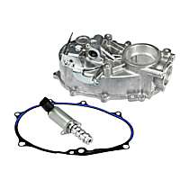 Timing Cover, 2.0L 4Cyl, enginedesignationname: BPY, Includes Housing, Housing Gasket, and Solenoid - 