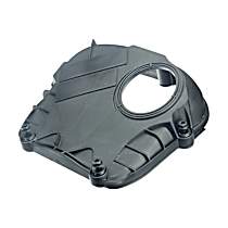 Upper, Timing Cover, 6 Cyl 3.6L, With Gasket & Bolts, Black, Plastic