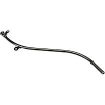 06J115610LPRM Oil Dipstick Tube - Black, Steel, Direct Fit
