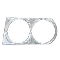 1078260389 Driver Side Headlight Door, Chrome