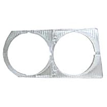 1078260489 Passenger Side Headlight Door, Chrome