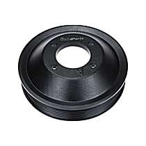11511730554PRM APA/URO Parts Water Pump Pulley Water Pump Pulley - Black, Aluminum, Direct Fit, Sold Individually