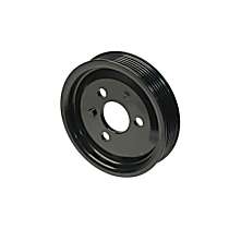 32427838220PRM Power Steering Pump Pulley - Black, Aluminum, Serpentine, Direct Fit, Sold Individually