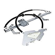 4637300946PRM Rear, Driver Side Power Window Regulator, With Motor