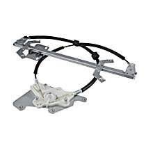 4637301046PRM Rear, Passenger Side Power Window Regulator, With Motor