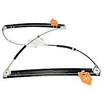 4E0837461BPRM Front, Driver Side OE Replacement Series Manual Window Regulator, Without Motor