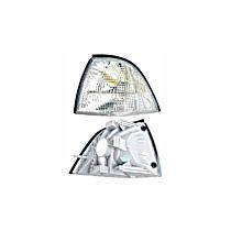63138353283C Front, Driver Side Turn Signal Light, With bulb(s), OE Replacement Series