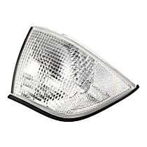 63138353284C Front, Passenger Side Turn Signal Light, With bulb(s), OE Replacement Series