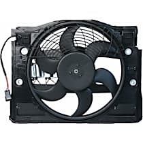 64546988913 OE Replacement A/C Condenser Fan, Single fan