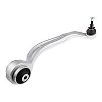 Front, Passenger Side, Lower, Rearward Control Arm, Ball Joint Faces Up; With Solid Rubber Bushing, APA/URO Parts OE Replacement
