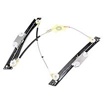 Front, Driver Side Power Window Regulator, Without Motor, URO Premium Parts