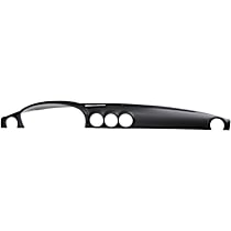DT107 Dash Cover, Black, Molded; Overlay Over Factory Dash, APA/URO Parts OE Replacement