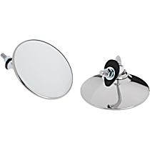 MH3C Driver or Passenger Side OE Replacement Series Mirror, Manual Adjust, Non-Heated, Manual Folding, Black, No Signal Light, No Memory, No Puddle Light, No Auto-Dimming