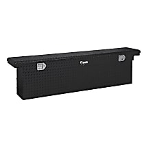 EC10842 Truck Tool Box - Powdercoated Black Diamond Plate, Aluminum, Deep Low Profile, Universal, Sold individually