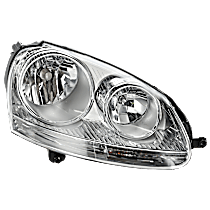 Passenger Side Halogen Headlight, With bulb(s), 2-Door, Hatchback, OE Replacement
