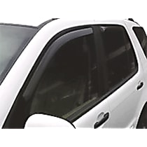 Front, Driver and Passenger Side, Window Visor, Standard Cab Pickup, Smoke