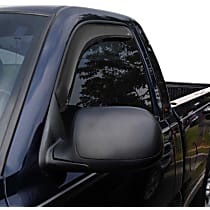 Front, Driver and Passenger Side, Window Visor, Standard Cab Pickup, Smoke