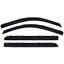 194262 Window Visor, Smoke