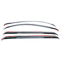 194309 Front and Rear, Driver and Passenger Side Window Visor, Smoke