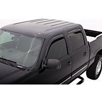 Window Visor, Crew Cab Pickup, Smoke - 