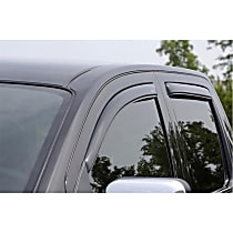 Window Visor, Extended Cab Pickup, Smoke - 