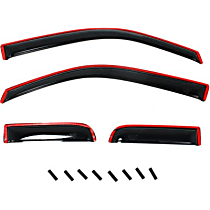 194738 Window Visor, Smoke