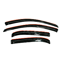194811 Window Visor, Smoke
