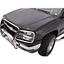 Bug Shield, Without Factory Cladding, Without Body Hardware, Smoke, Automotive Grade Tape Attachment Style, Bugflector Series - 