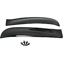 26808 Fender Protectors - Smoked, Plastic, Direct Fit