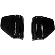 33026 Tail Light Cover - Smoked, Plastic, Black-outs, Direct Fit, Set of 2