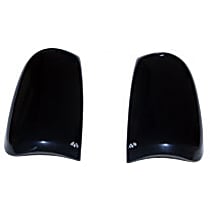 33247 Tail Light Cover - Smoked, Plastic, Black-outs, Direct Fit, Set of 2