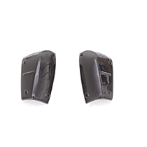 33418 Tail Light Cover - Smoked, Plastic, Black-outs, Direct Fit, Set of 2