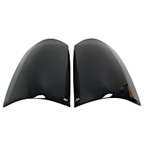 33612 Tail Light Cover - Smoked, Plastic, Black-outs, Direct Fit, Set of 2