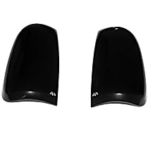 33637 Tail Light Cover - Smoked, Plastic, Black-outs, Direct Fit, Set of 2
