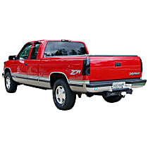 33814 Tail Light Cover - Smoked, Plastic, Black-outs, Direct Fit, Set of 2