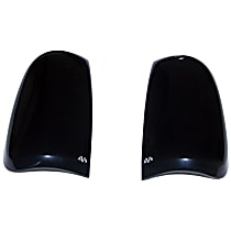33963 Tail Light Cover - Smoke, Acrylic, Black-outs, Set of 2