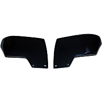 37524 Headlight Cover - Smoke, Acrylic, Direct Fit, Set of 2
