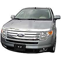 Bug Shield, Chrome, Automotive Grade Tape Attachment Style, Aeroskin Series - 