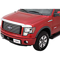 680226 Bug Shield, Chrome, Automotive Grade Tape Attachment Style, Chrome Hood Shield Series