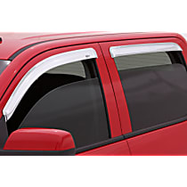 684252 Window Visor, Chrome