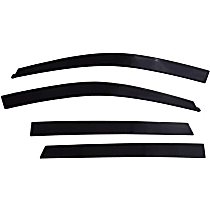 Window Visor, Matte Black - 