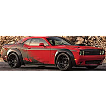 850250 Front and Rear, Driver and Passenger Side Fender Flares, Black