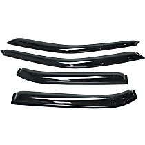 94033 Smoke Window Visor, Front and Rear, Driver and Passenger Side - Set of 4