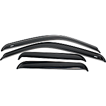 94044 Smoke Window Visor, Front and Rear, Driver and Passenger Side - Set of 4