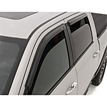 Window Visor, Extended Cab Pickup, Outside Mount, Smoke - 